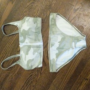 Light green camo suit